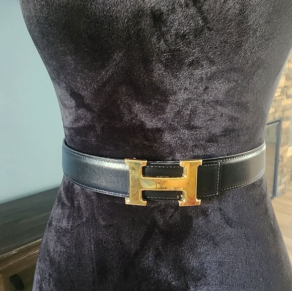 SOLD Authentic Hermes Reversible Leather Belt - Picture 6 of 13